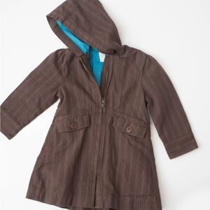 Tea Collection Brown Hooded Kids Jacket